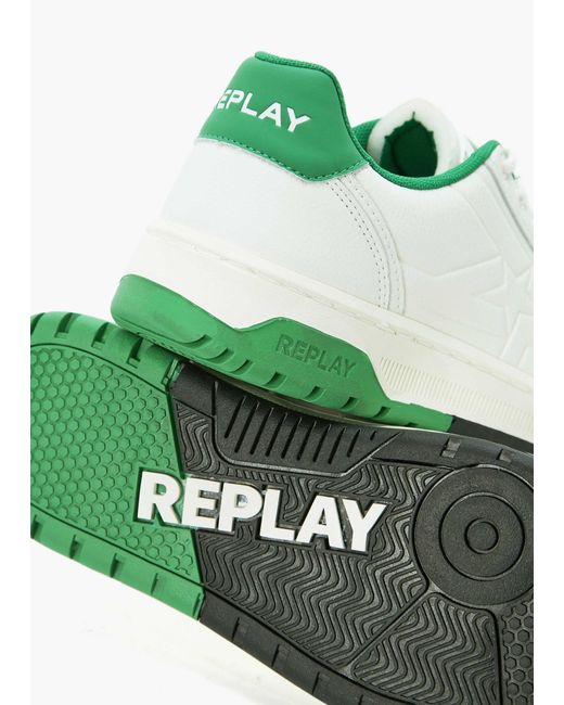 Replay White Gmz4S Trainer Sporty for men