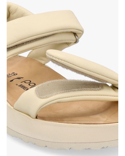 Papillio Theda Ecru Natural Leather Sandals