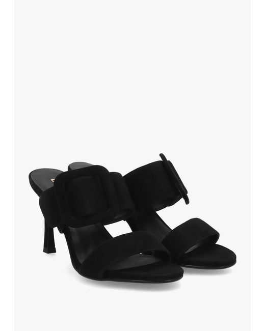 Daniel Black Eilish Buckle Heeled Mules