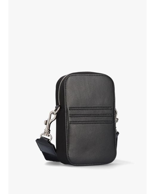 Vivienne Westwood Black S Nylon Vegan Phone Cross-body Bag