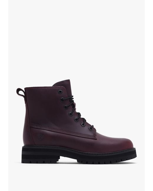 Timberland Purple Britton Drive Ankle Boots