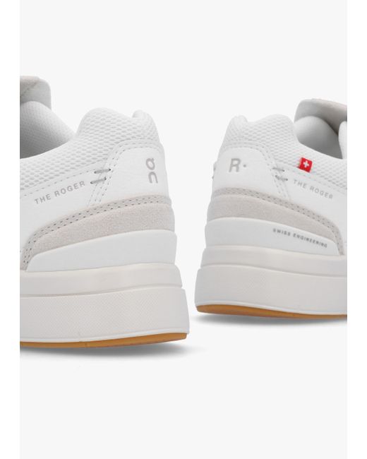 On Shoes Women's The Roger Clubhouse White Sand Trainers