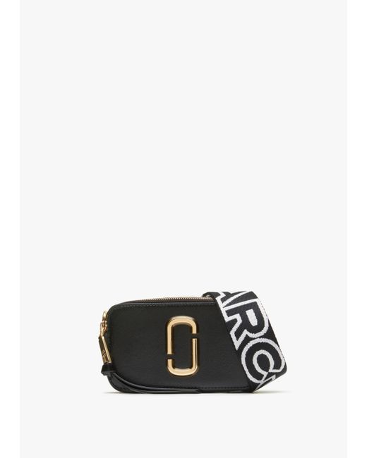 Marc Jacobs The Snapshot Black Multi Leather Camera Bag