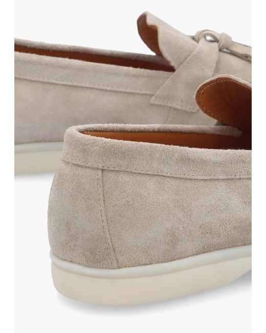 Daniel White Siani Grey Suede Loafers