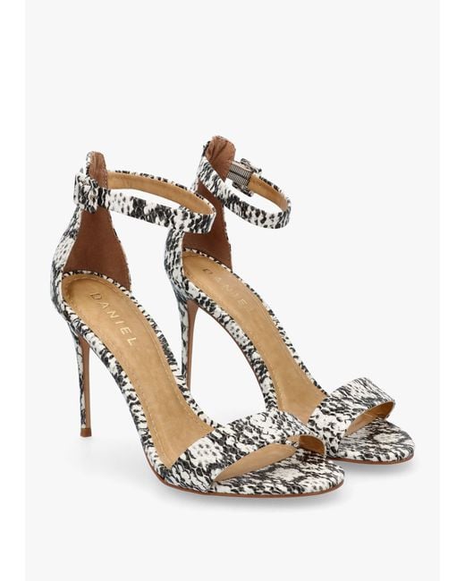 Daniel White Carely Leather Stiletto Heel Sandals