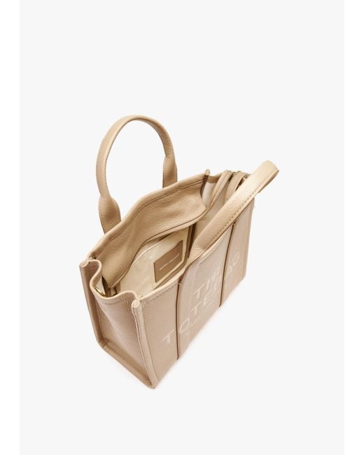 Marc Jacobs Natural The Leather Medium Camel Tote Bag