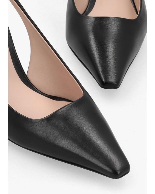 Emporio Armani White Decollete Sling Back Heels