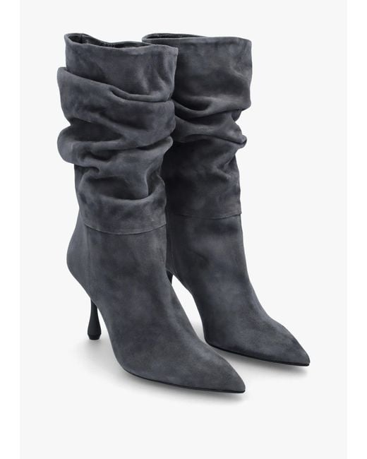 Daniel Gray Fointer Ruched Mid Calf Boots