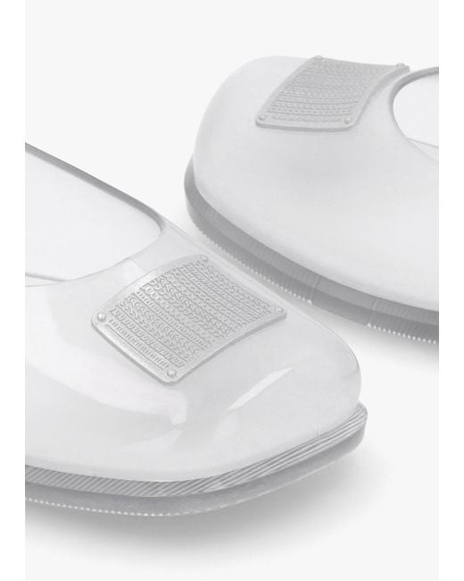 Marc Jacobs White X Melissa Ruby Clear Ballet Pumps