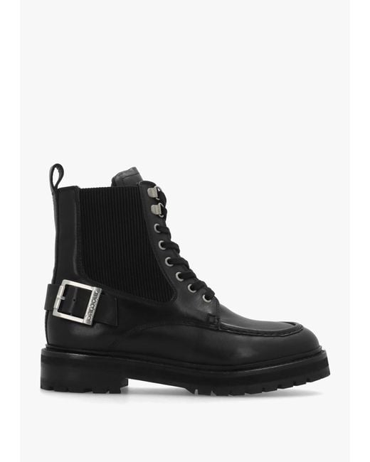 Barbour Black Leonie Lace Up Ankle Boots