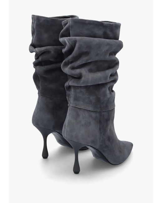 Daniel Gray Fointer Ruched Mid Calf Boots