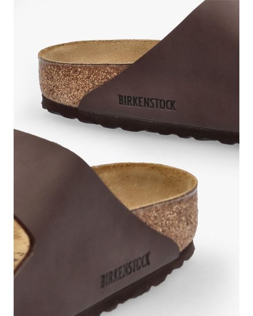 Birkenstock Brown Arizona Birko-Flor Two Bar Sandals for men