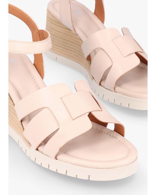 Moda In Pelle Natural Pedie Off Wedge Sandals
