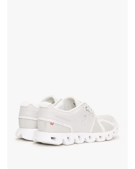 On Shoes Cloud 5 Pearl White Trainers