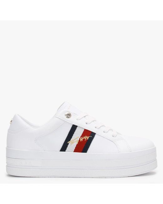 cupsole flatform trainers
