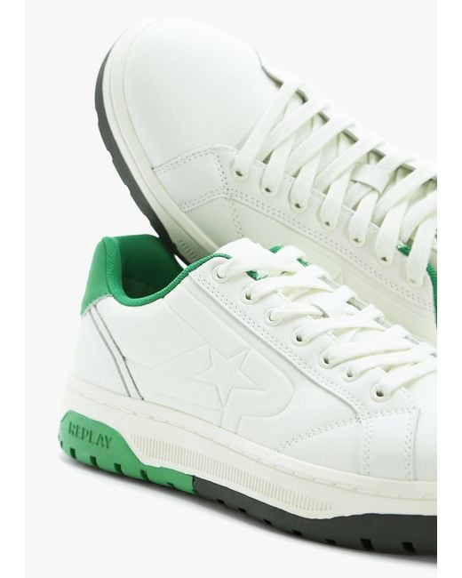 Replay White Gmz4S Trainer Sporty for men