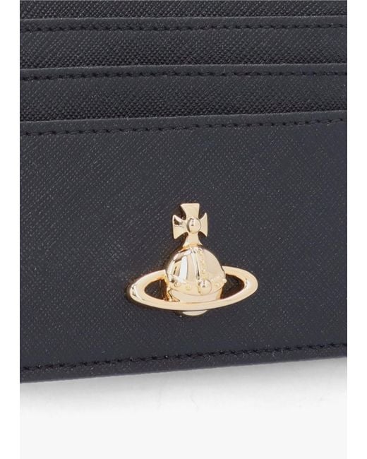 Vivienne Westwood White Black Flat Card Case