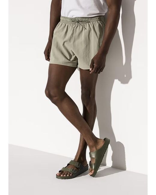 Birkenstock Green Birkenstock Men'S Arizona Eva Khaki Two Bar Mules Mens Eu Sizes: 41, Colour: Khaki Leather for men