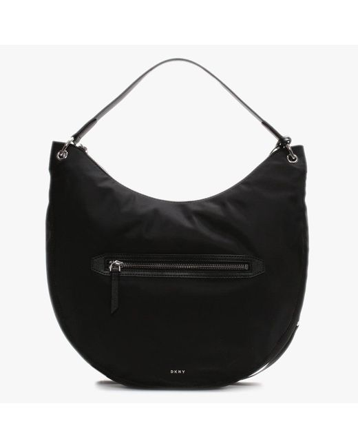 DKNY Casey Black Nylon Hobo Bag Accessories: One