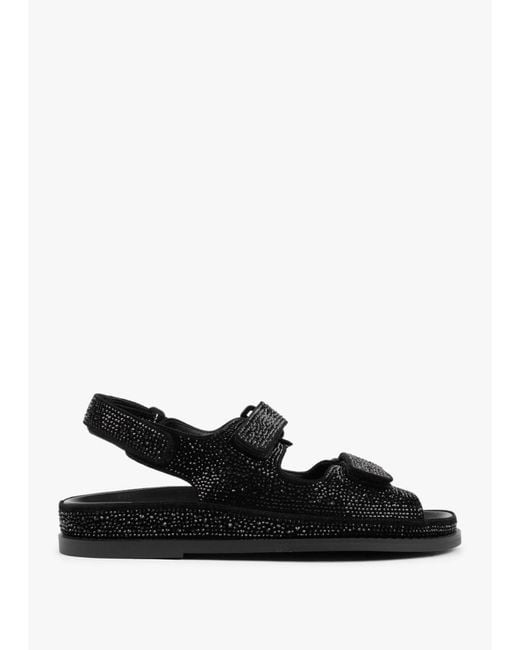 Daniel Black Sissy Diamante Embellished Sandals