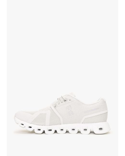 On Shoes Cloud 5 Pearl White Trainers