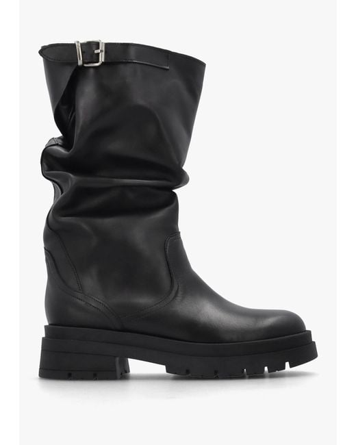Daniel Black Slouchy Calf Boots