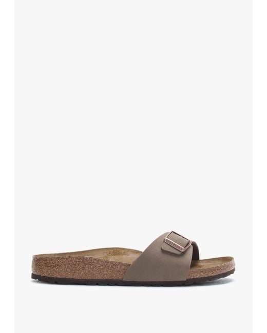Birkenstock Brown Madrid Birko-flor Nubuck Mocca Mules