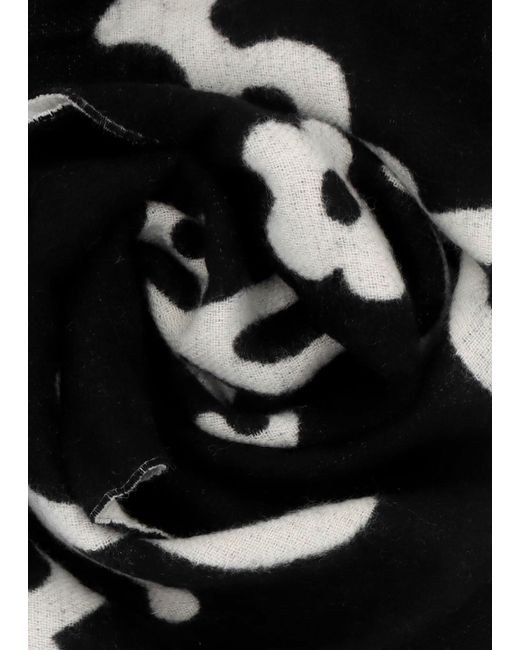 Marc Jacobs Blue Marc Is Joy Wool Scarf