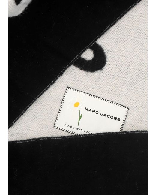 Marc Jacobs Blue Marc Is Joy Wool Scarf