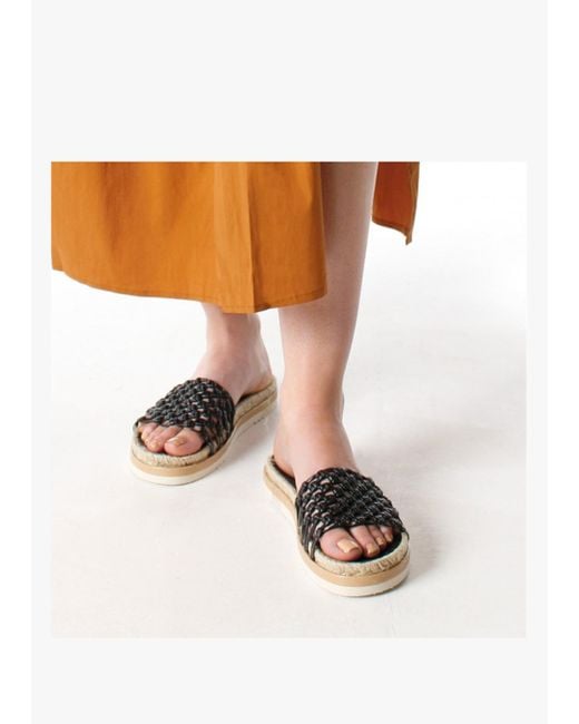 Daniel Kule Black Knotted Woven Mules