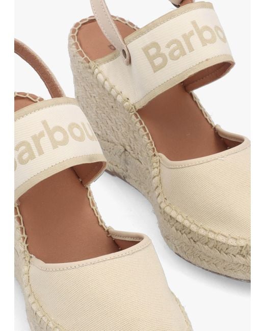 Barbour Natural Lyndhurst Wedge Espadrilles