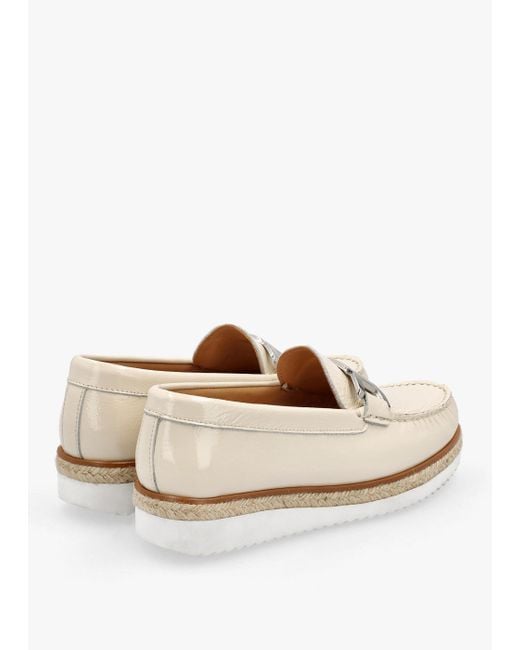 Daniel Natural Peonie Beige Patent Leather Loafers