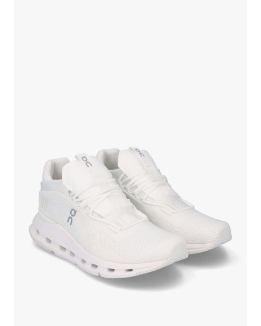 On Shoes Cloudnova Undyed White White Trainers