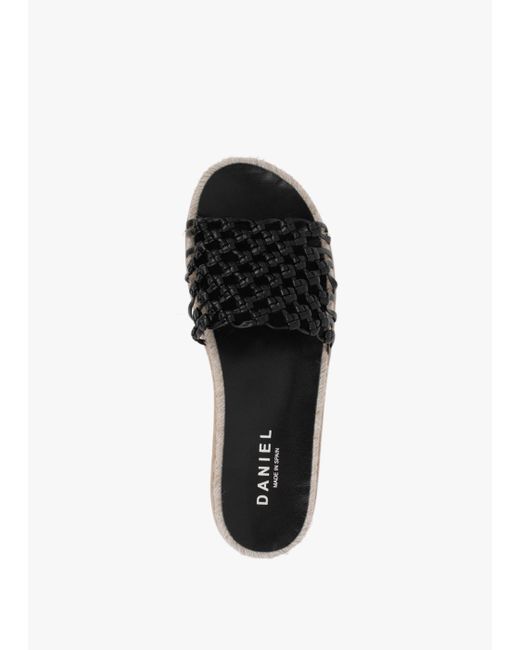 Daniel Kule Black Knotted Woven Mules