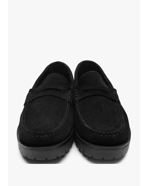 Daniel Petunia Black Suede Loafers
