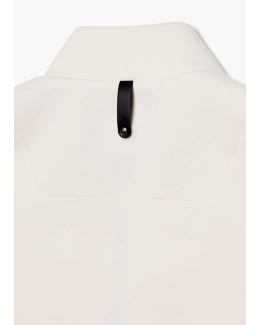 Mackage White Joyce Hybrid Peplum Cream Jacket