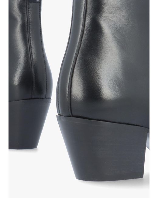 Evaluna Gray Maggie Westen Stack Heel Ankle Boots