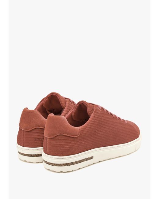 Birkenstock Brown Bend Low Sienna Suede Leather Trainers , Fabric