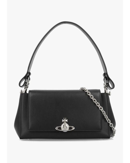 Vivienne Westwood Black Hazel Medium Ii Shoulder Bag