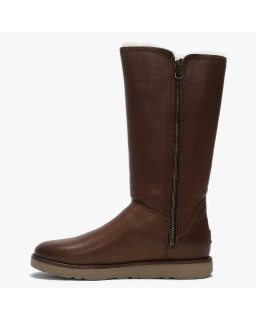 ugg womens abree ii leather classic boots black