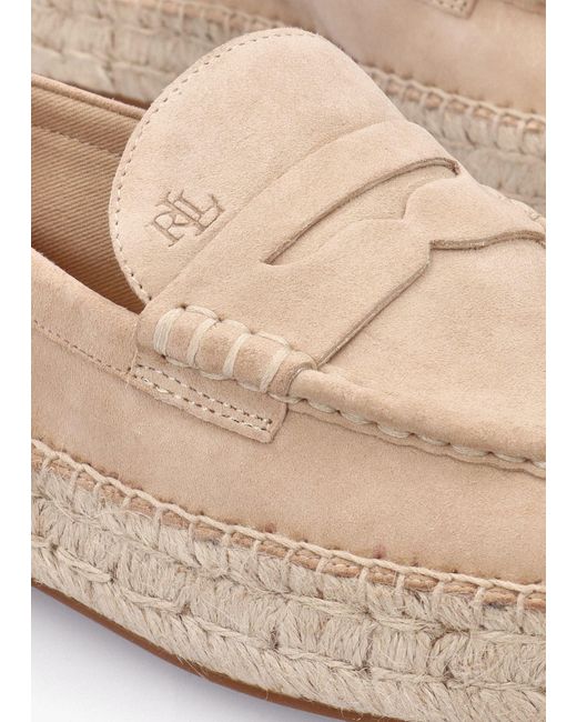 Ralph Lauren Natural Luize Espadrille Loafers