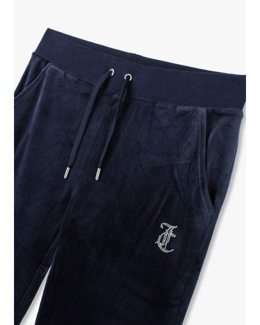 Juicy Couture Blue S Arched Diamonte Del Ray Lounge Pants