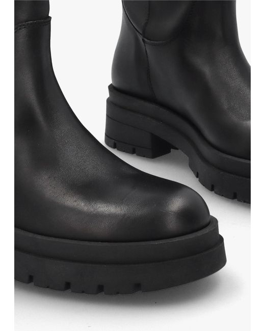 Daniel Black Wide Leg Chunky Calf Boots