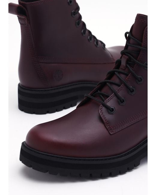 Timberland Purple Britton Drive Ankle Boots