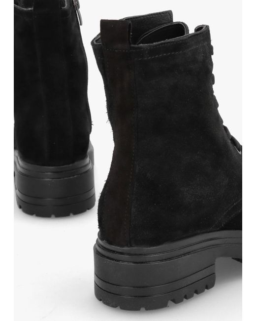 Daniel Bicky Black Suede Lace Up Ankle Boots