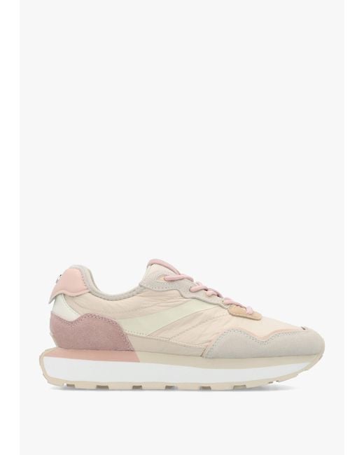Moda In Pelle White Dorea & Lace Up Trainers
