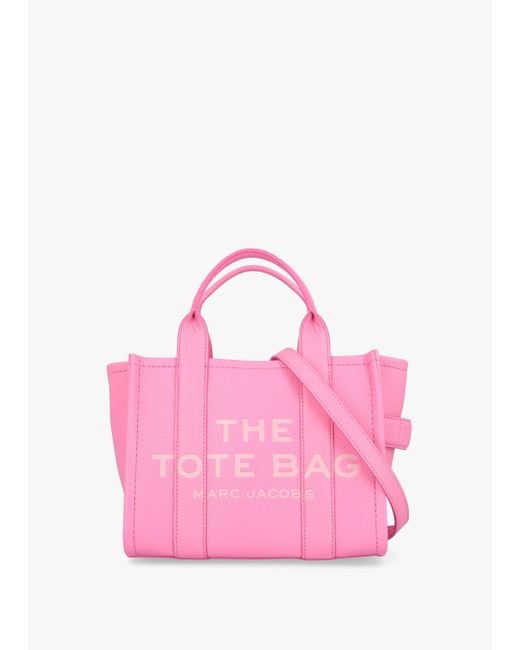 Marc Jacobs The Leather Small Pink Petal Tote Bag