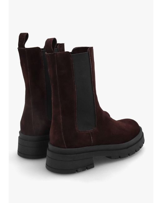 Daniel Black High Shalt Chunky Chelsea Boots