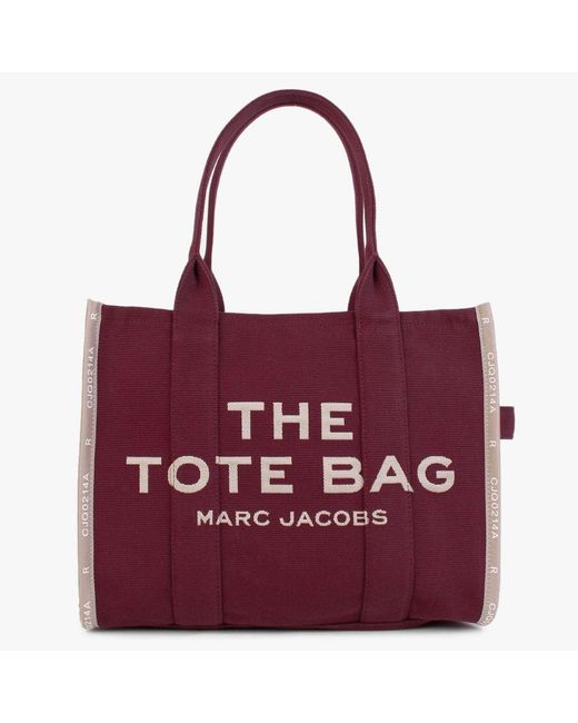 Marc Jacobs Red The Jacquard Large Merlot Tote Bag
