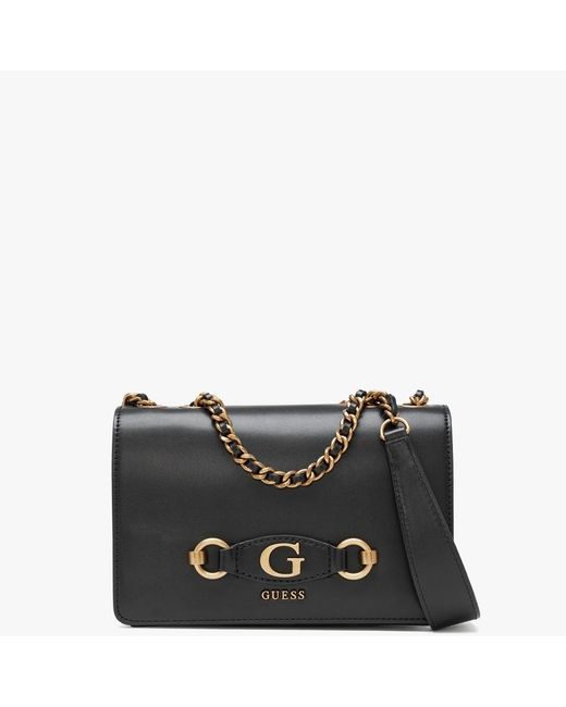 Guess Izzy Convertible Black Crossbody Bag Lyst